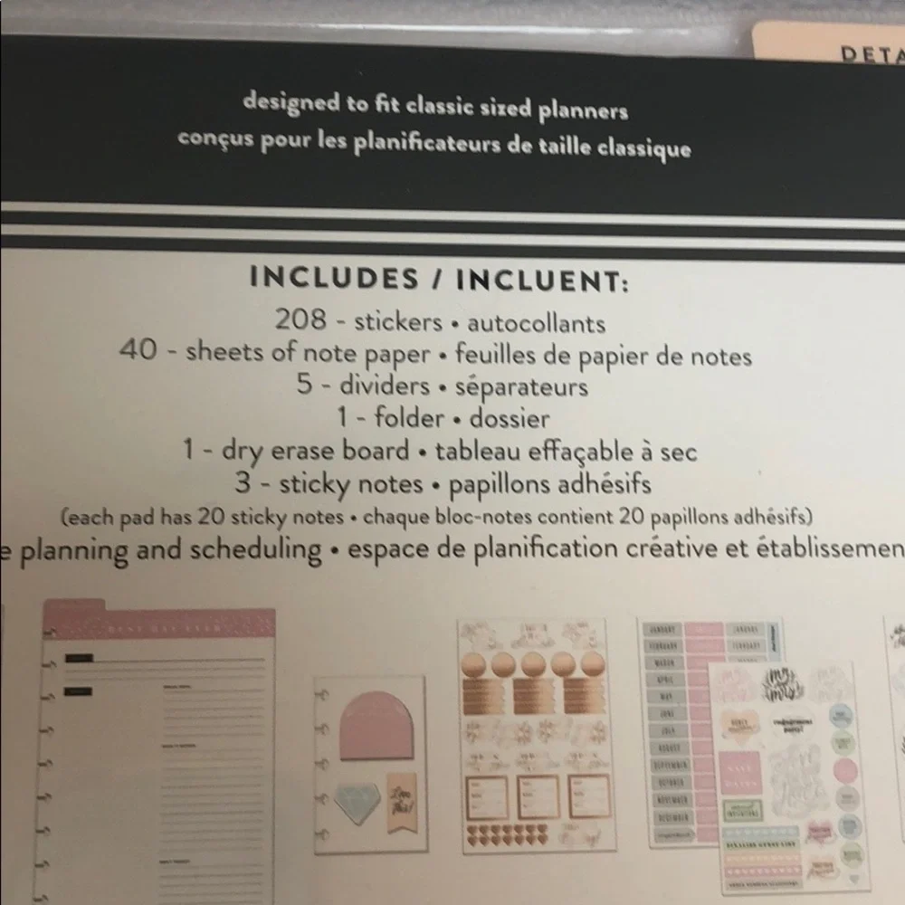 The Happy Planner / Wedding Planner Accessories